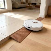 多用途加高加宽门槛坡道 - 自粘式、耐用、防滑，适用于扫地机器人、购物车、自行车、轮椅 - 室内门槛的理想之选