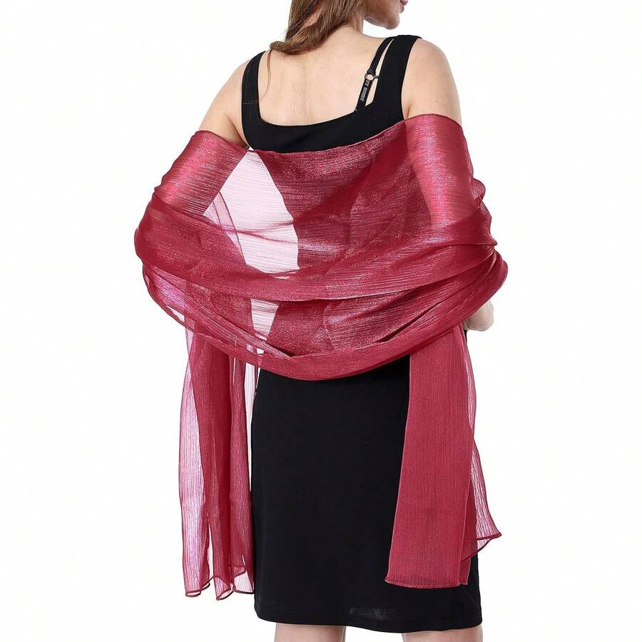 pashmina - Rojo vino - Ver 1