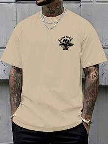 Surf Club T-Shirt, Unisex Men's And Women's Blouse, 100% Cotton, Premium Top Streetwear, New Arrivals, Immediate Shipping, Various Colors!! Plus Size - 米色 - 查看 2