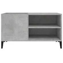 vidaXL Armadio con dischi grigio cemento 84,5x38x48 cm ingegneria del legno - Grigio - Visualizzare 5