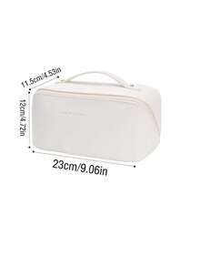 1/2pcs Travel Cosmetics Storage Bag, Large Capacity Handbag, Mini Jewelry Bag, Portable Makeup Bag With Handle, Multiple Compartments, Classified Storage For Cosmetics And Skincare Products, Jewelry Bag Can Store Necklaces, Rings, Earrings And Other Jewelry, Holiday Or Birthday Gifts, Valentine's Day Surprise Gifts, Women's Storage And Organization Bag, Travel Essentials, Student Dormitory Storage, Home Decoration Storage - Multicolor - View 16