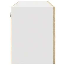 vidaXL Armoire de cuisine Kalmar Chêne Sonoma 80 x 31 x 40 cm - Tabac - Voir 7