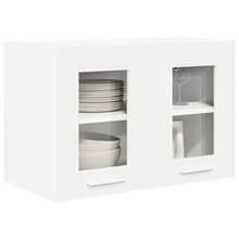 vidaXL Armoire suspendue 2 pcs Blanc 60 x 31 x 40 cm Bois d'ingénierie - Blanc - Voir 3