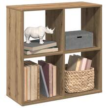 vidaXL Étagère separato in pièce chêne artigianale 69,5x29x69,5 cm - Castano - Visualizzare 5