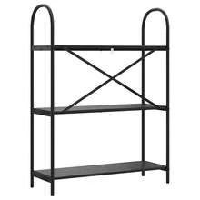 vidaXL Étagère Chêne noir 80 x 30 x 109 cm Bois d'ingénierie - Noir - Voir 7