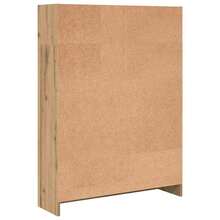 vidaXL Bibliothèque chêne artisanal 80x24x109 cm ingénierie du bois - Tabac - Voir 7