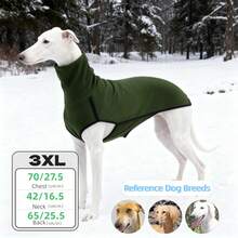 1pc Pet Hoodie, New Pet Clothes, Solid Color Patchwork Pet Dog Clothes, Warm High Collar Dog Apparel - Multicolor - View 29
