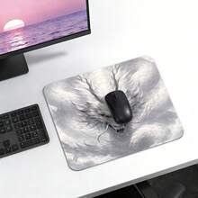 白色野兽玻璃鼠标垫 - 白色野兽红眼硬质鼠标垫，专为游戏设计，操控流畅，经久耐用，3毫米厚度 - 防刮纳米涂层，水晶玻璃材质，精准快速，零摩擦。 - 彩色 - 查看 6