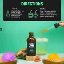 SuperBonsai Super Liver -Natural Ingredientswith Milk Thistle And Dandelion Root - Daily LiverSupport And Detox -GMO Free, Gluten Free, Vegan - 3Bottles - 查看 2