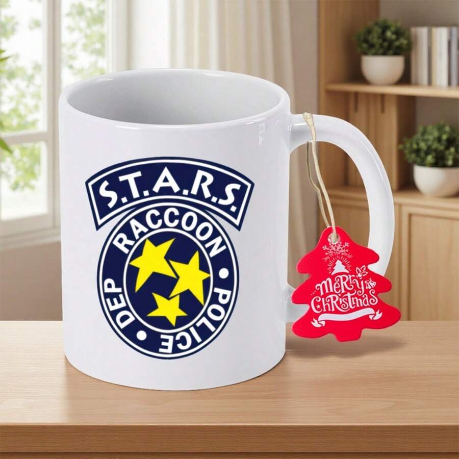 STARS RPD 11oz 350mlCoffee Cup Ceramic Coffee Mug Cup Moms Halloween Thanksgiving Reusable Drinkware Durable Home Use Dining Room - Pink - View 1