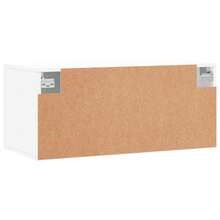 vidaXL Armadio murale bianco 80x36.5x35 cm ingegneria del legno - Bianco - Visualizzare 8