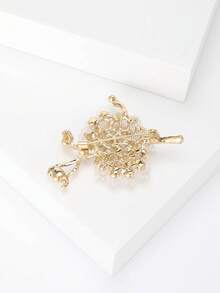 奢华水钻舞女胸针 - 女士男女通用休闲派对饰品/朋友礼物徽章装饰 - 跳舞女孩 - 查看 7