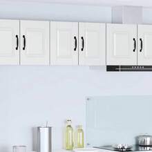 vidaXL Armoire de cuisine avec étagère 2 pcs Blanc 30 x 31 x 40 cm - Blanc - Voir 1