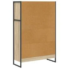 vidaXL Sonoma Bücherregal 80 x 30 x 155 cm Holzwerkstoff - Braun - Übersicht 7