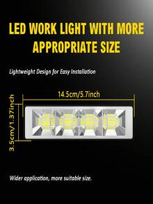 2pcs High-Power 72W LED Light Bar - Durable 4x4 Off-Road Combo Beam For Car Motorcycle SUV ATV Tractor Boat Trucks Excavator - 12V 24V Dual Voltage 24 LED Value Pack - 2pcs - View 2