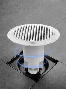 1pc Drain Deodorizer, Drain Odor Cover, Auto-Close Drain, Anti-Insect & Odor, Auto Drainage Opening, Bathroom Drain Deodorizer, Sealed Drain Core, Suitable For Hotel, Bathroom, Kitchen