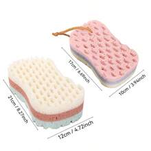 去角质手套，配有“抛光布”！轻松去除死皮细胞，让你的肌肤像剥了壳的鸡蛋一样光滑。 - 彩色 - 查看 2