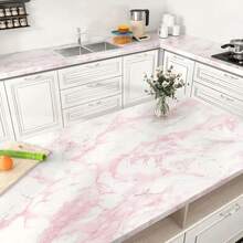 ucdfi 1卷厨房防油耐热自粘墙纸，家居装饰，适用于客厅、浴室，防水炉灶墙面大理石瓷砖贴纸 - 彩色 - 查看 62