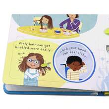 Toddler English Early Education Board Book - Usborne Lift The Flap: Why Do I Need To Wash? Kids Science Cognitive Q&A Popular Science Book - Multicolor - View 6