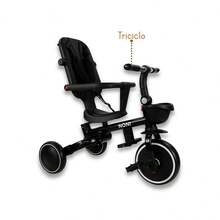 Triciclo Noni PRIME 4 en 1 IS-3041e - Negro - Ver 5