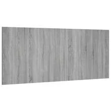 vidaXL Tête de lit Sonoma cinza 200x1,5x80 cm Bois d'ingénierie - Cinza - Ver 2