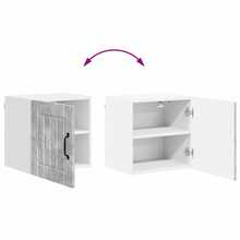vidaXL Armário de cozinha cinza beton 40 x 31 x 40 cm Bois d'ingénierie - Cinza - Ver 11