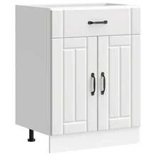 vidaXL Armario de cocina Lucca blanco madera de ingeniería - Blanco - Ver 2