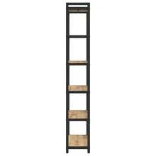 vidaXL Étagère Chêne artisanal 40 x 30 x 85 cm Bois d'ingénierie - Tabac - Voir 6