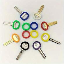 11/22/33 Tapas de colores de PVC para llaves - ¡Fácil de identificar tus llaves de la puerta! Juego de tapas para llaves, conveniente para identificación y organización, duradero, protege las llaves del hogar y la oficina, disponible en múltiples colores. - Unitalla - Ver 5