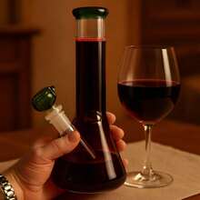 Durable Heavy Glass Beaker B.Ong 11 Inch Made Of Heat Resistant Borosilicate Glass With 14mm Bowl - 綠色 - 查看 4