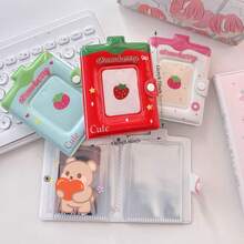 可爱奶瓶草莓图案相册，高品质3英寸拍立得照片存储 - 彩色 - 查看 4