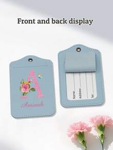 Customizable Airplane Design Luggage Tag, Can Print Your Name Or Birthday. Lightweight And Portable, Essential Travel Accessory. Suitable For Cruise Luggage Tag, Cruise Luggage Label, And Privacy Protection Cruise Luggage Tag.