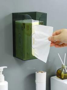 壁挂式亚克力纸巾盒，无需钻孔，适用于浴室、厨房等空间，透明亚克力冰川图案，适用于客厅、卧室、浴室、厨房、办公室，是返校季必备配件，可用于房间、厨房、办公室、宿舍、家庭浴室装饰、浴室收纳整理，也是秋季装饰的理想之选。 - 彩色 - 查看 12