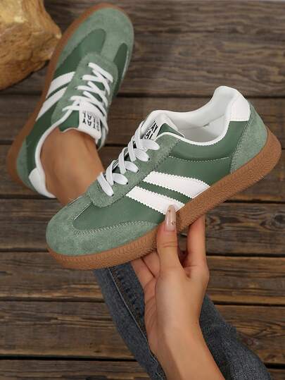 Women's Casual Versatile Leopard Print Sneakers, Fashionable Eye-Catching Comfortable Durable Rubber Soft Sole Sports Shoes, Breathable Lightweight Patchwork Athletic Shoes