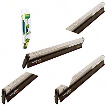 White T5HO Light Kit With Reflector 0900265 12'' T5HO Light Kit With Nanotech Reflector 6400K 11 Watt Small White Birthday Gift