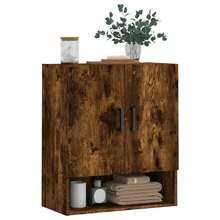 vidaXL Armario de pared chêne fumé 60x31x70 cm ingeniería de madera - Marrón - Ver 3