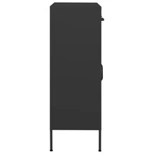 vidaXL Mobile da soggiorno Antracite 80x35x101,5 cm Acciaio - Grigio - Visualizzare 4