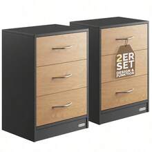 Cómodas y Cómodas de Cajones - Madera Gris - Ver 2