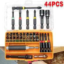 Impact Drill Screw Driver Nut Bit Magnetic Set Hex Shank 44X - Multicolor - View 7