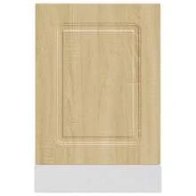 vidaXL Pannello Lavastoviglie Kalmar Beige Sonoma 45x1,5x67 cm - Castano - Visualizzare 4