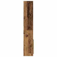 vidaXL Buffet haut vieux bois 92x33x180 cm bois d'ingénierie - Castano - Visualizzare 6