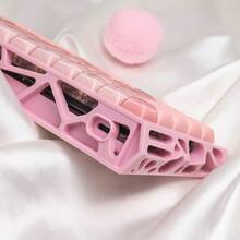 Custom Keyboard RT60 Hollow PC Shell, Pink Color, Compatible With GH60 Magnetic Axis - Baby Pink - View 4