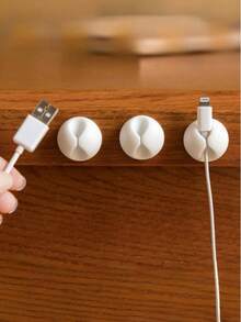 3 silikonowe klipsy do kabli, samoprzylepny uchwyt na kable, odpowiedni na biurko, do sypialni, jako prezent świąteczny (Boże Narodzenie, parapetówka) – miękki i wytrzymały silikon, mocny klej, nadaje się do porządkowania kabli do ładowania telefonu, kabli USB, przewodów słuchawkowych, niezbędny organizer na biurko i idealny prezent dla entuzjastów technologii. #Zarządzanie kablami #Niezbędnik na biurko #Prezent świąteczny #Akcesorium techniczne #Zarządzanie kablami - Wielokolorowe - Zobacz 7