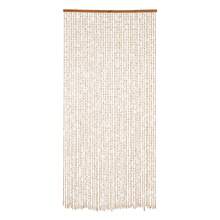 Bamboo Wood Beaded Curtain, 52 Strings Natural/Walnut Door Curtain, Bamboo And Wooden Doorway Curtain, 52-String Natural Bead Partition, Large Door Curtain For Privacy, Room Divider, Wall Decor, Vintage & Bohemian Style,  79x35 Inch Room Divider For Doorway, Window, Boho & Rustic Decor, Noise Reducing, Includes Wooden Track & Rings - 木質色 - 查看 12