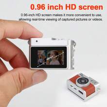 Digital Camera 1080P Retro CCD Mini Cam With Screen Indoor Outdoor Sports Portable Vintage Very Small Camcorder Video Recorder - White - View 5