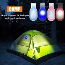 Portable Led Safety Light Hands-Free Lamp Multifunctional Warning Night Safetylight For-Running Strong Magnetic Clip - Green - View 3