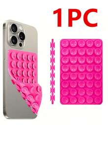 1pc Silicone Suction Cup Phone Holder, Hands-Free Phone Stand, Suitable For Any Smartphone, Great For Selfie And Video Shooting, Ideal Gift For Valentine's Day And Holidays, Essential For Airplane Travel