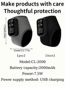 Foot Massager, Graphene Heated Foot & Ankle Wrap, Electric Heating Pad For Foot, Ankle, Wrist Joint Warming And Massage