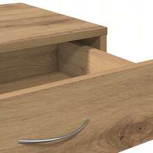vidaXL Armadio roulante chêne artigianale 46x36x59 cm ingegneria del legno - Castano - Visualizzare 9