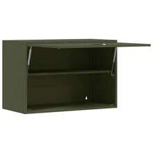 vidaXL Armoire murale pour garage Vert olive 80 x 40 x 53 cm - Vert olive - Voir 5